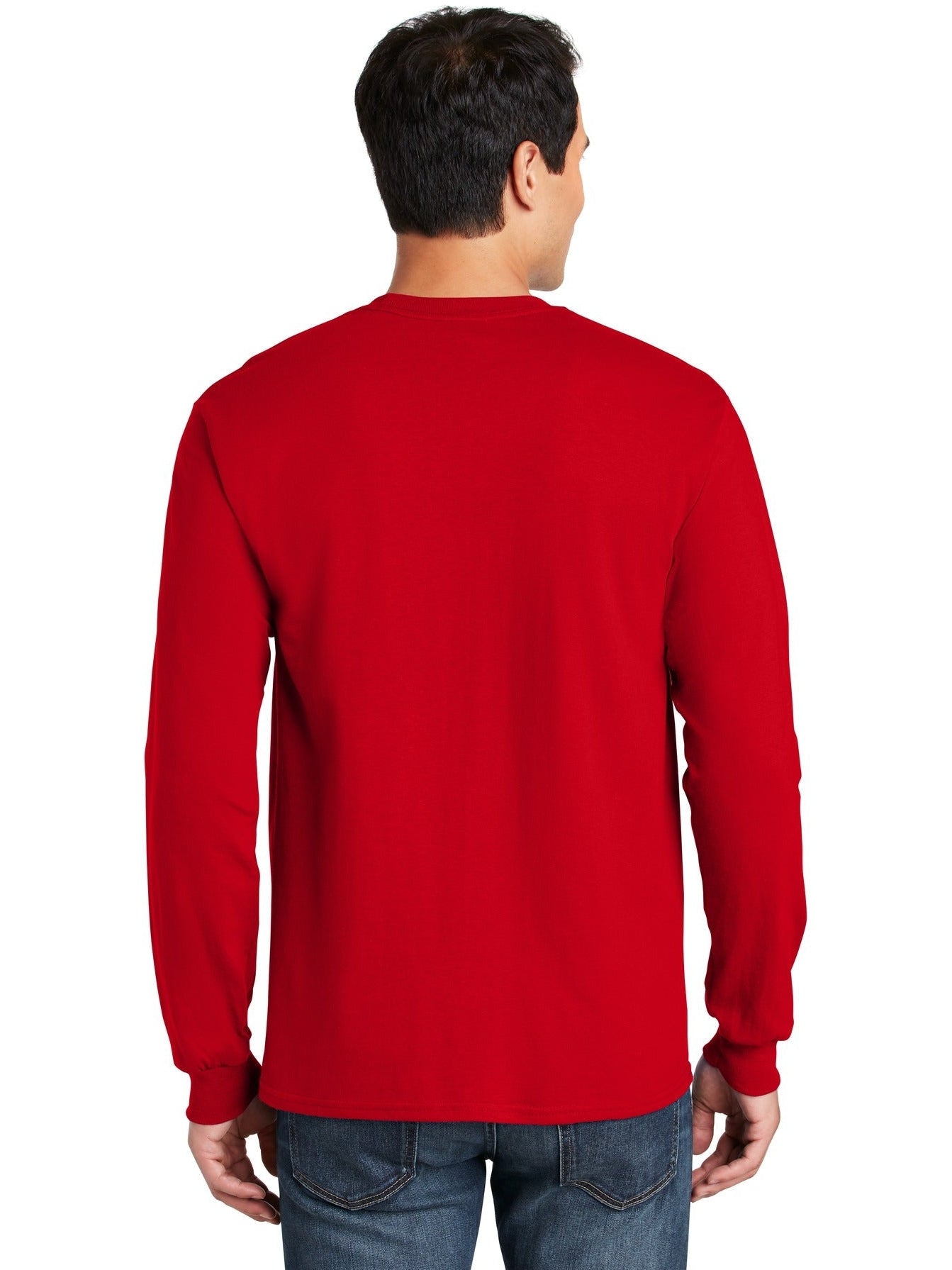 no-logo Gildan Cotton Long Sleeve T-Shirt-Regular-Gildan-Thread Logic