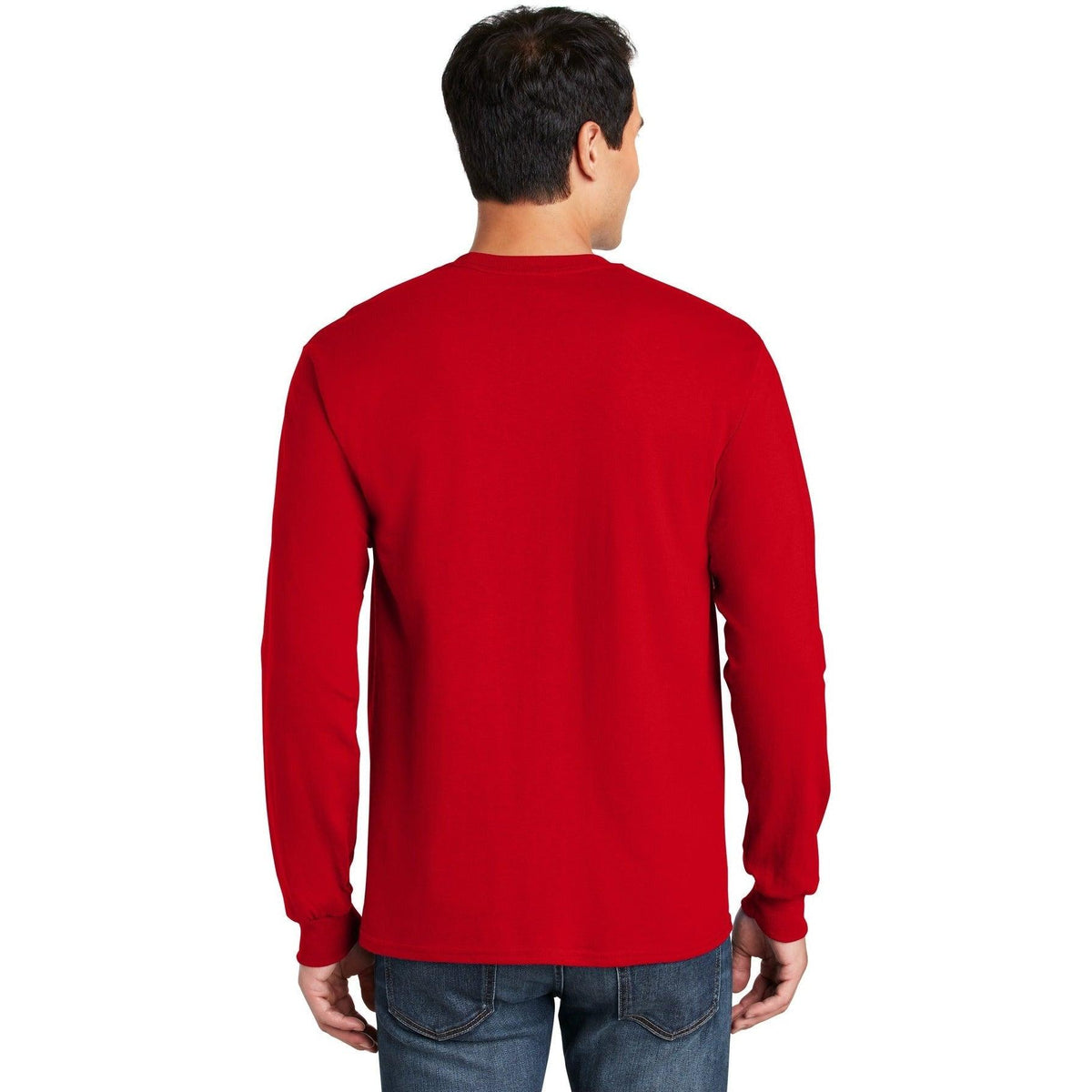 no-logo Gildan Cotton Long Sleeve T-Shirt-Regular-Gildan-Thread Logic