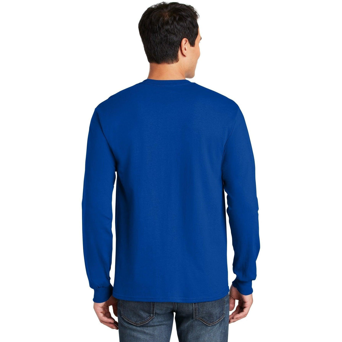 no-logo Gildan Cotton Long Sleeve T-Shirt-Regular-Gildan-Thread Logic
