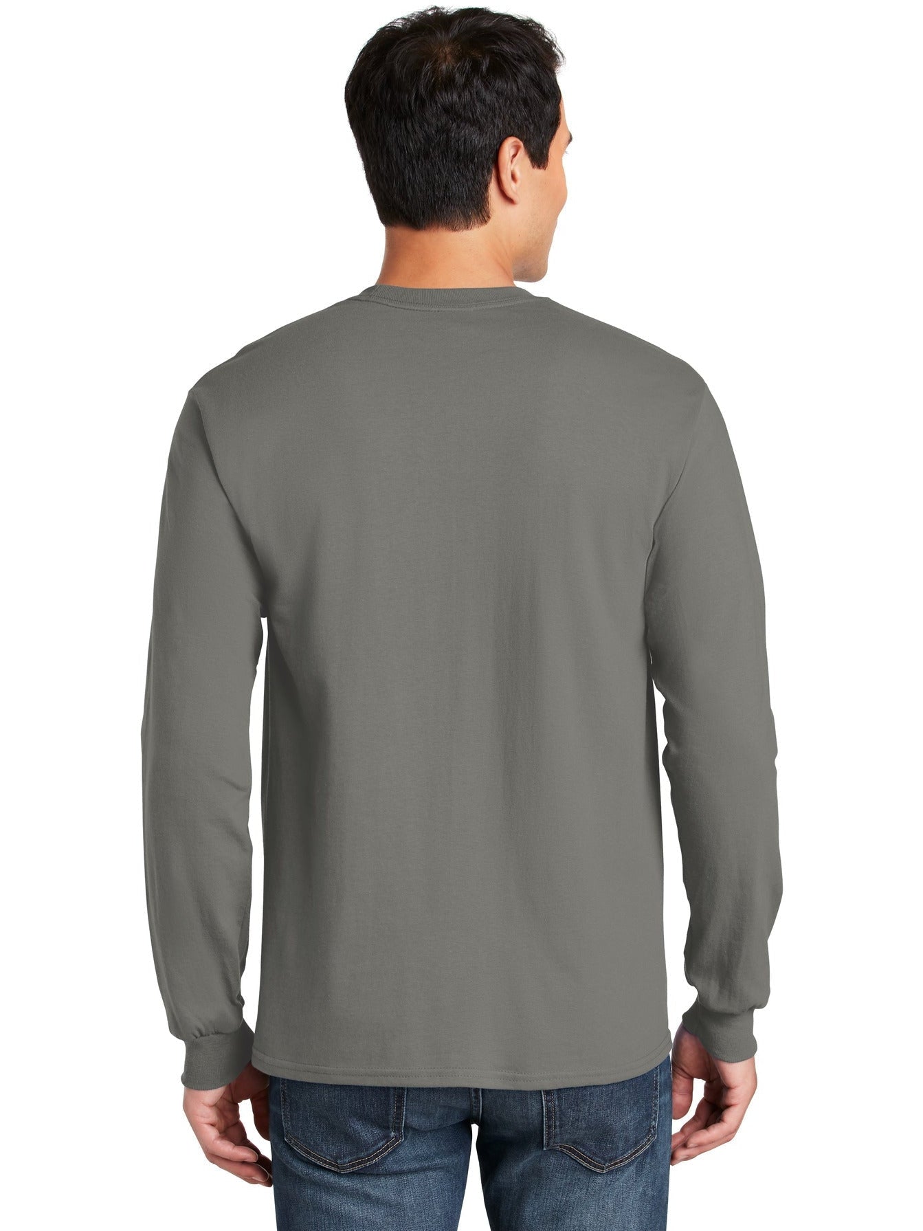 no-logo Gildan Cotton Long Sleeve T-Shirt-Regular-Gildan-Thread Logic