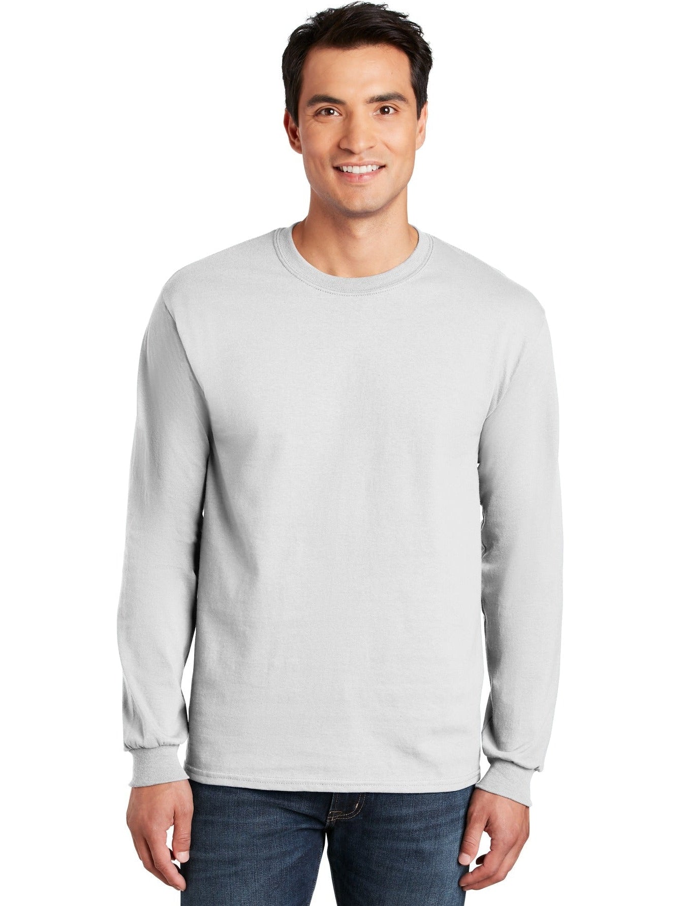 no-logo Gildan Cotton Long Sleeve T-Shirt-Regular-Gildan-Thread Logic