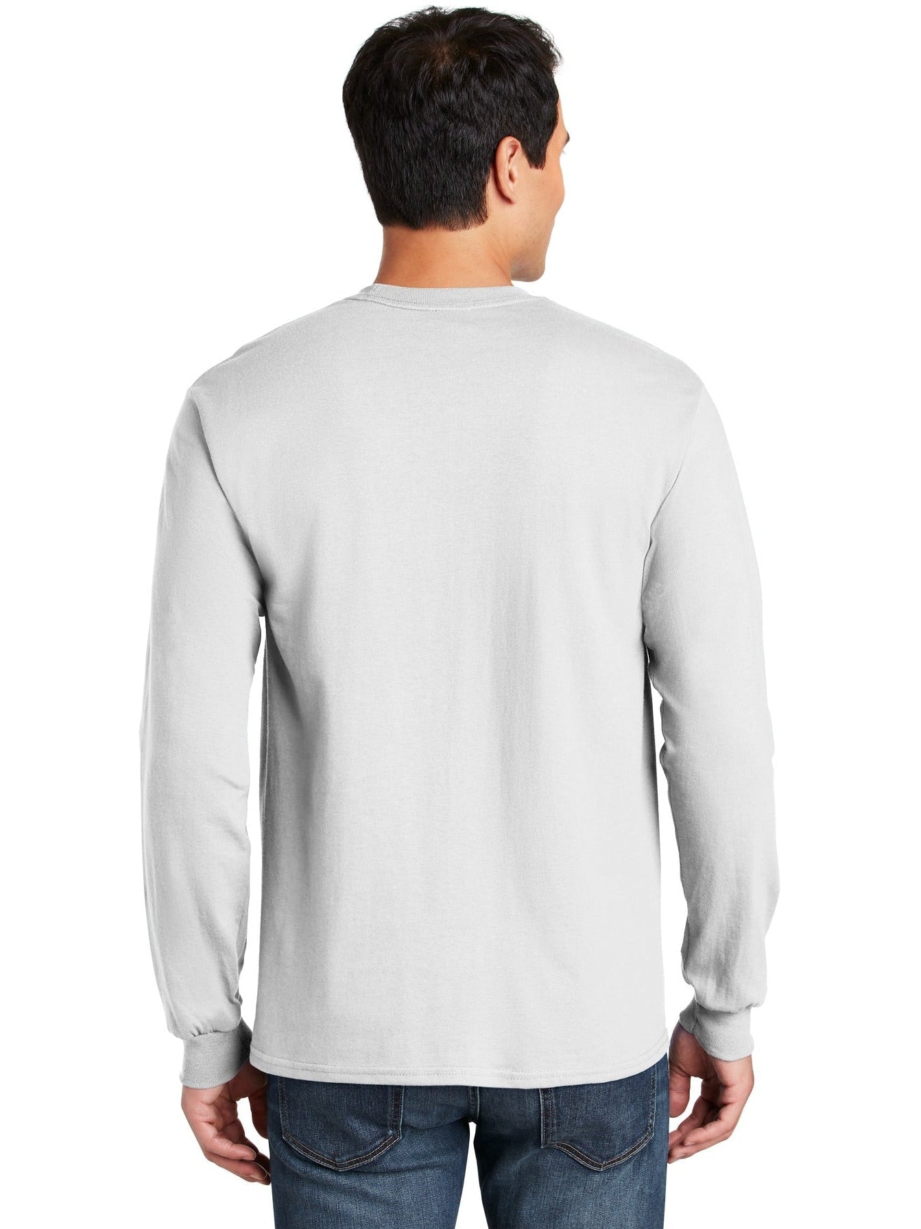 no-logo Gildan Cotton Long Sleeve T-Shirt-Regular-Gildan-Thread Logic