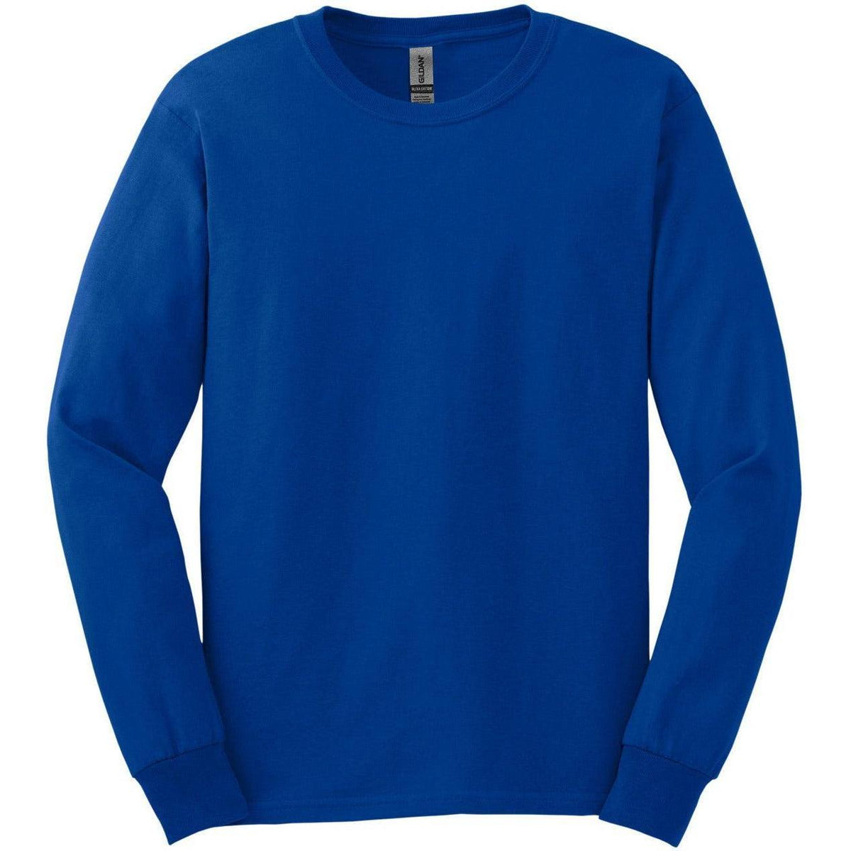 no-logo Gildan Cotton Long Sleeve T-Shirt-Regular-Gildan-Royal-S-Thread Logic