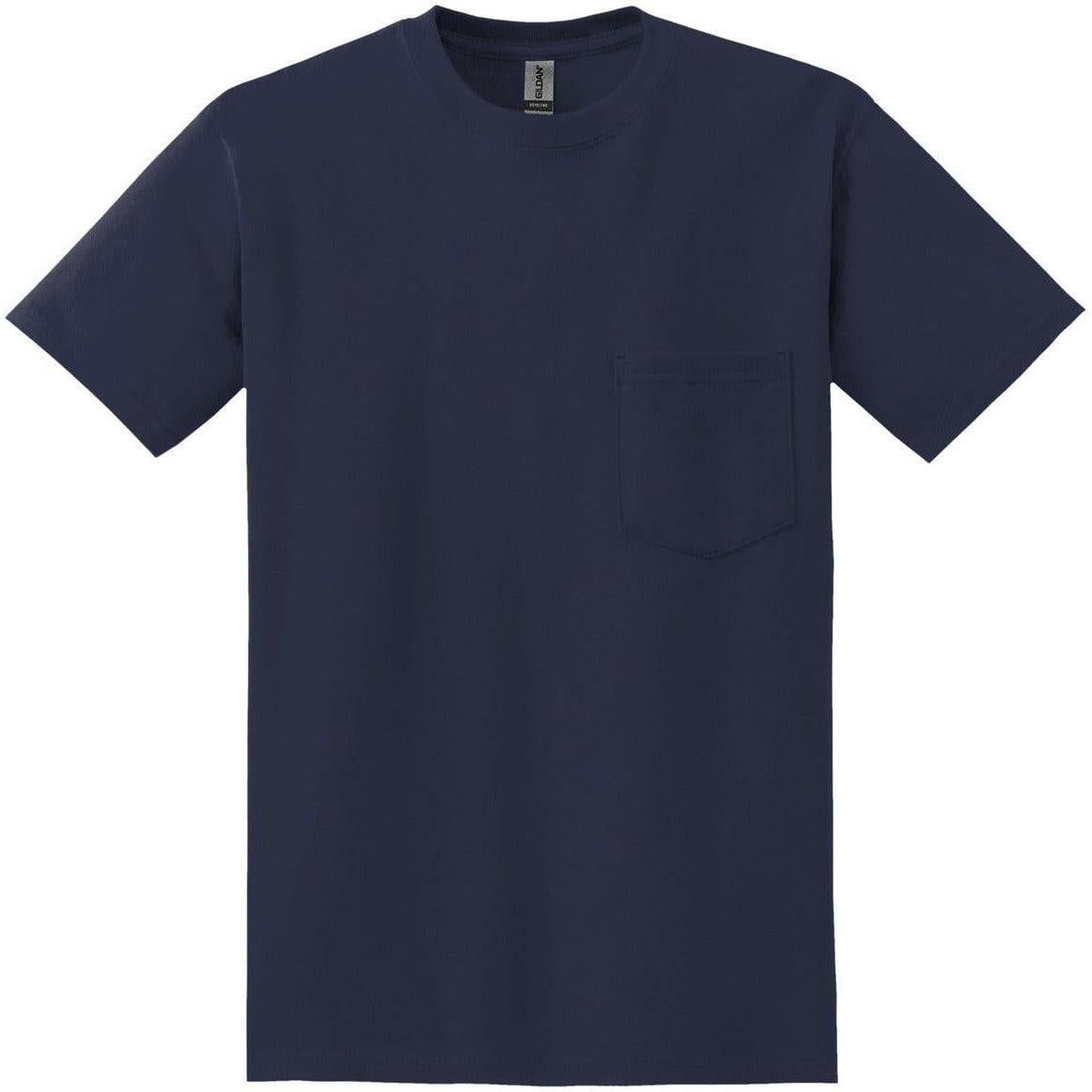 no-logo Gildan DryBlend 50/50 Pocket T-Shirt-Polos-Gildan-Navy-S-Thread Logic