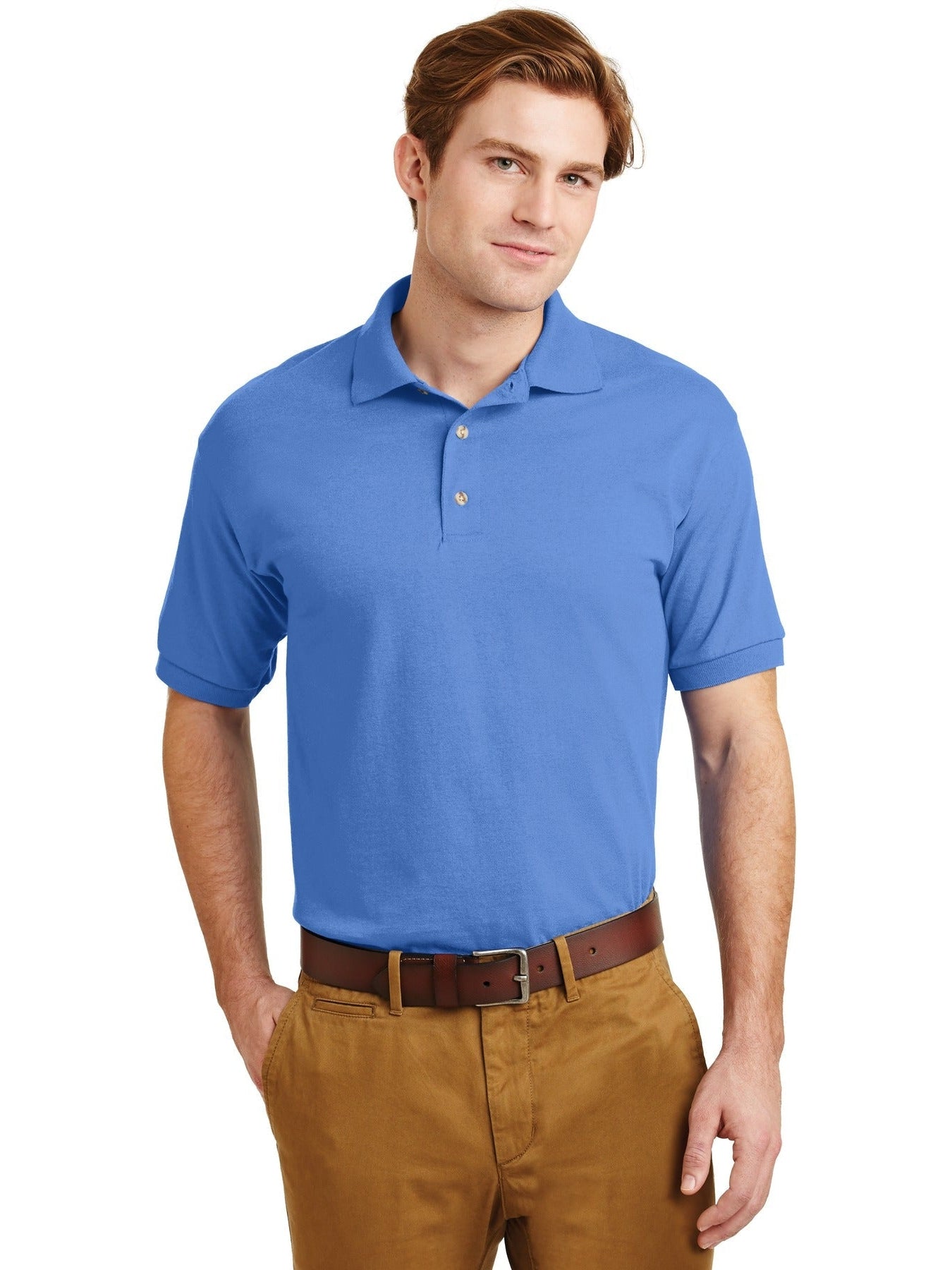 no-logo Gildan DryBlend 6-Ounce Jersey Knit Polo Shirt-Regular-Gildan-Thread Logic