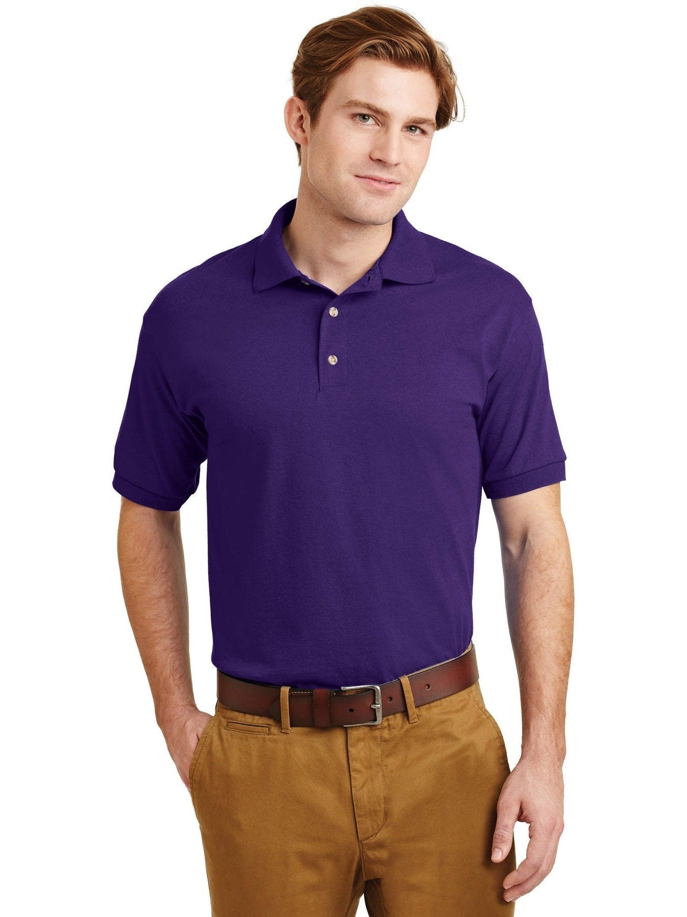 no-logo Gildan DryBlend 6-Ounce Jersey Knit Polo Shirt-Regular-Gildan-Thread Logic