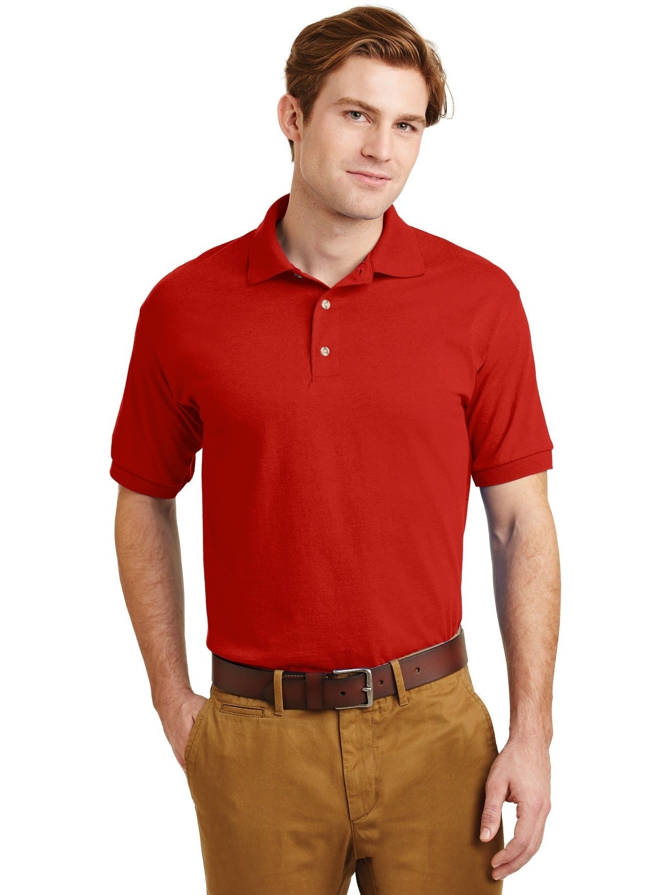 no-logo Gildan DryBlend 6-Ounce Jersey Knit Polo Shirt-Regular-Gildan-Thread Logic
