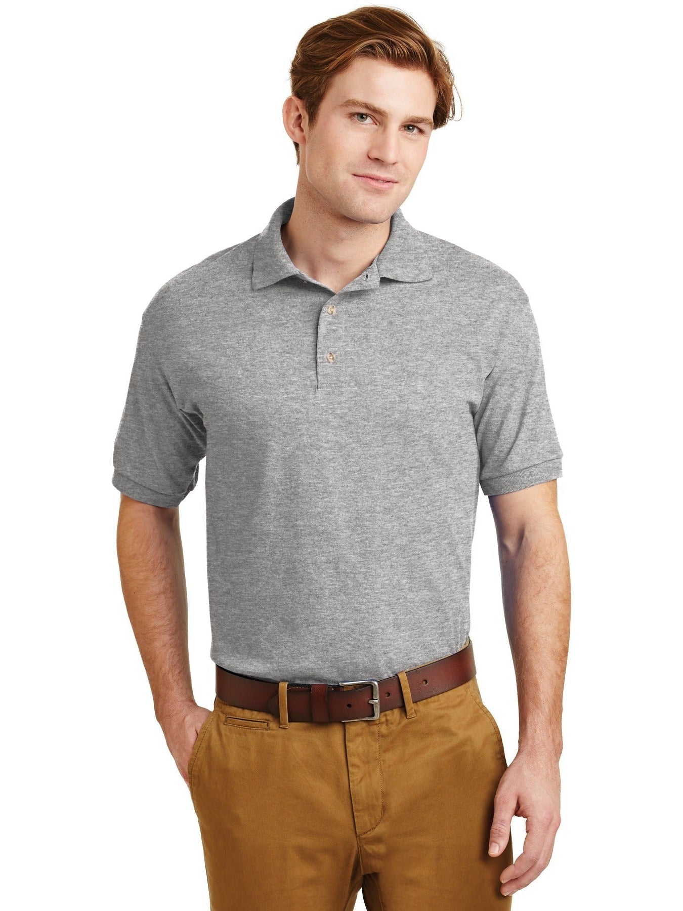 no-logo Gildan DryBlend 6-Ounce Jersey Knit Polo Shirt-Regular-Gildan-Thread Logic