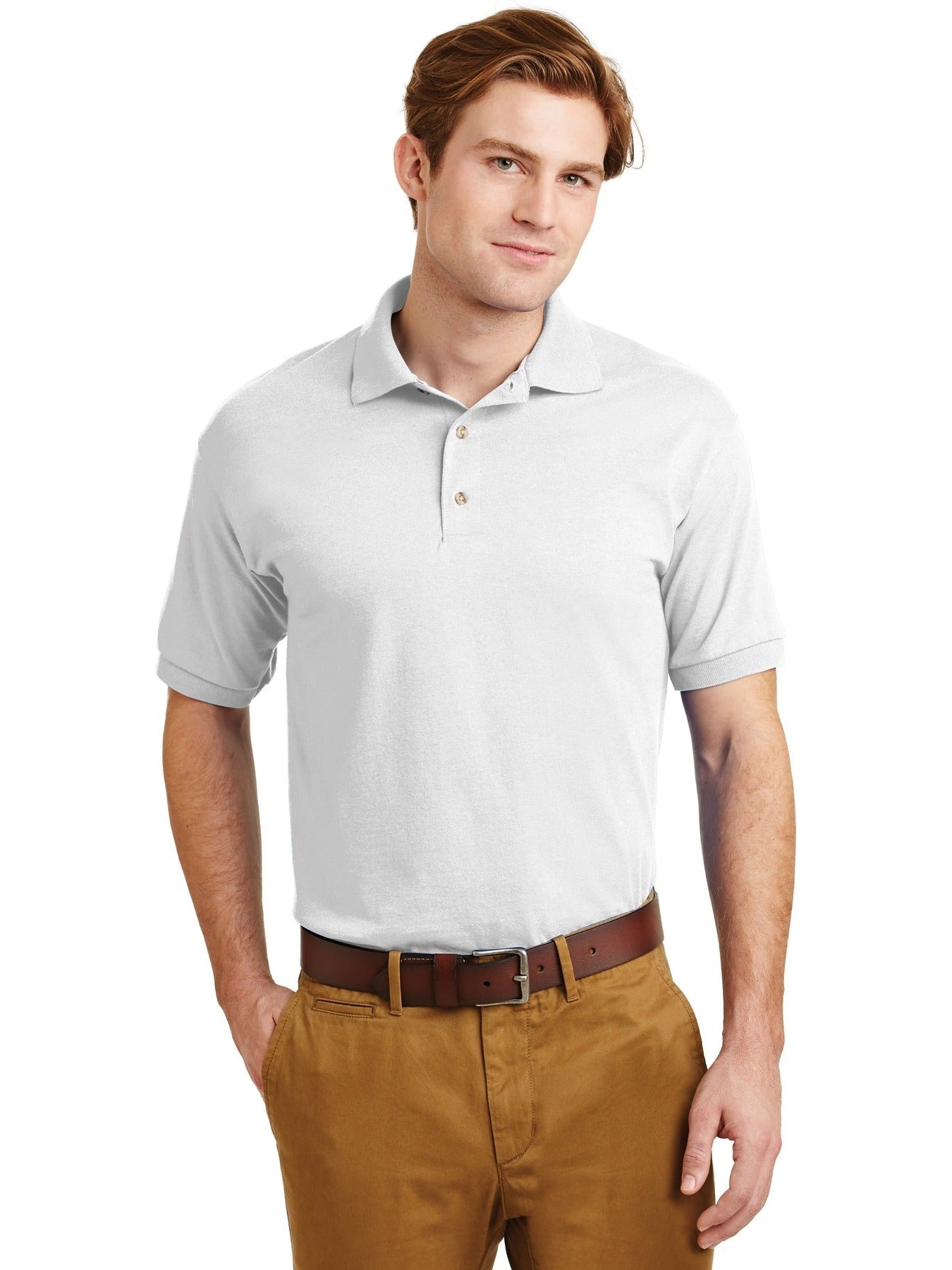 no-logo Gildan DryBlend 6-Ounce Jersey Knit Polo Shirt-Regular-Gildan-Thread Logic