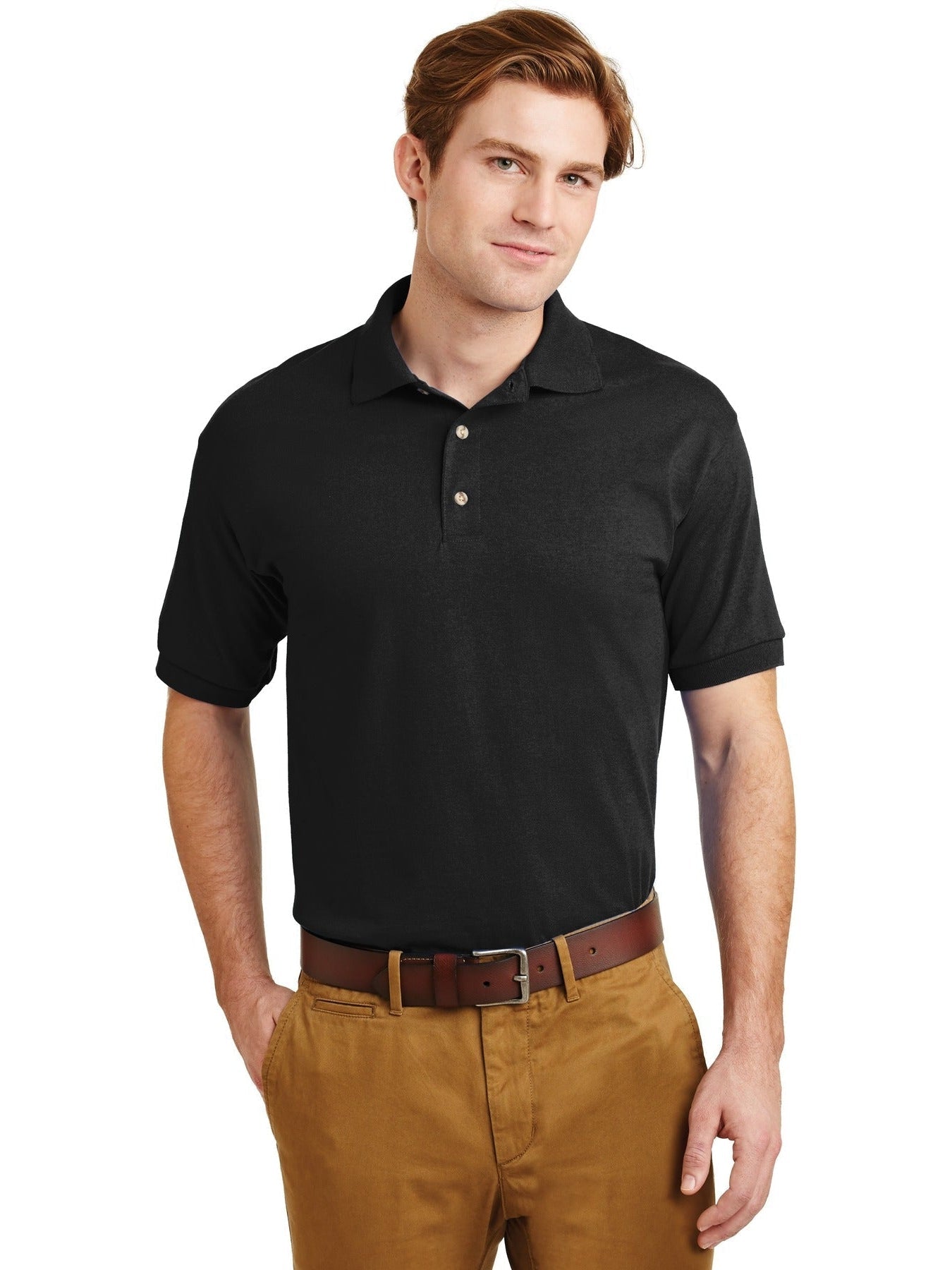 no-logo Gildan DryBlend 6-Ounce Jersey Knit Polo Shirt-Regular-Gildan-Thread Logic