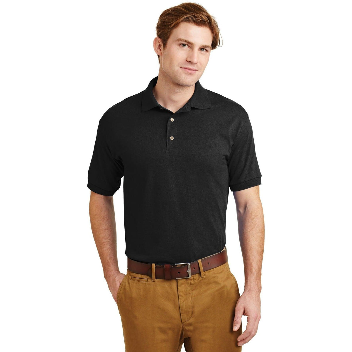 no-logo Gildan DryBlend 6-Ounce Jersey Knit Polo Shirt-Regular-Gildan-Thread Logic