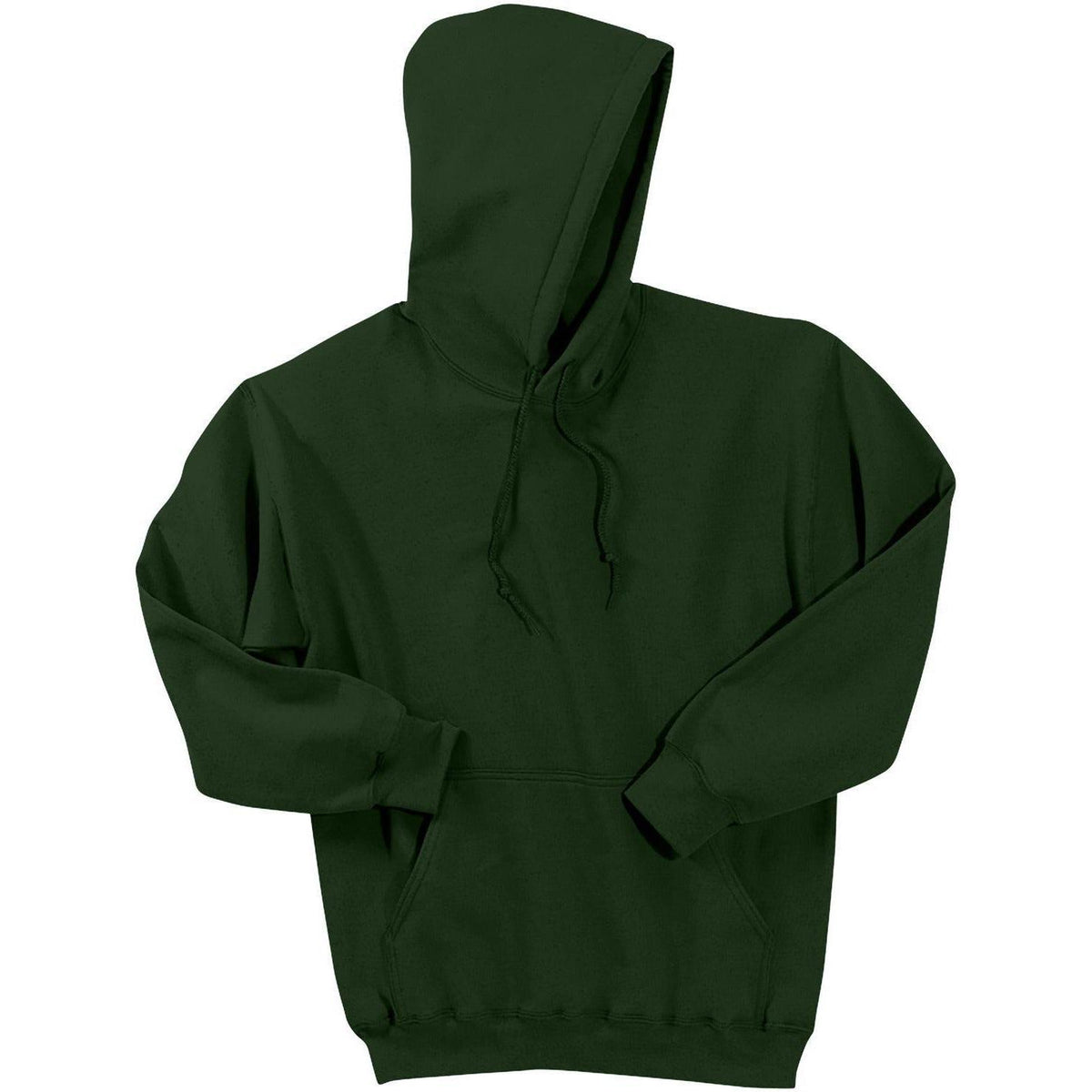 no-logo Gildan DryBlend Hooded Sweatshirt-Hoodies-Gildan-Forest Green-S-Thread Logic
