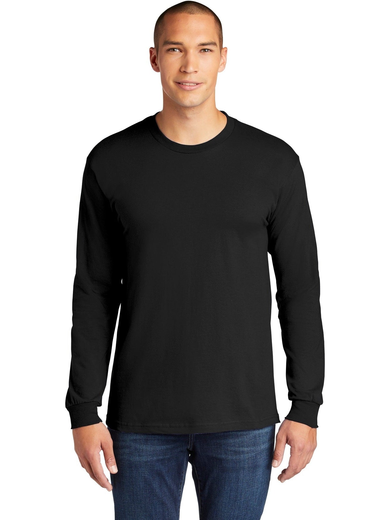 no-logo Gildan Hammer Long Sleeve T-Shirt-Regular-Gildan-Thread Logic