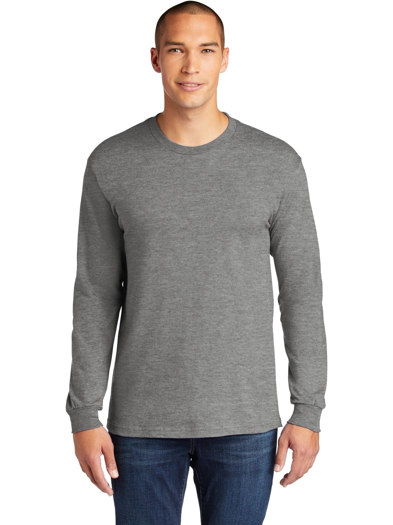 no-logo Gildan Hammer Long Sleeve T-Shirt-Regular-Gildan-Thread Logic