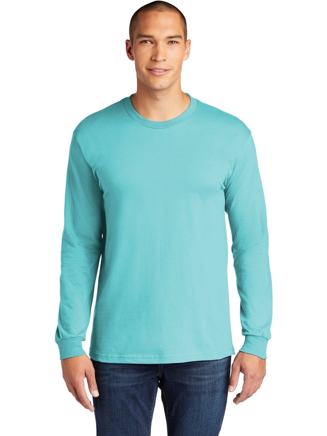 no-logo Gildan Hammer Long Sleeve T-Shirt-Regular-Gildan-Thread Logic
