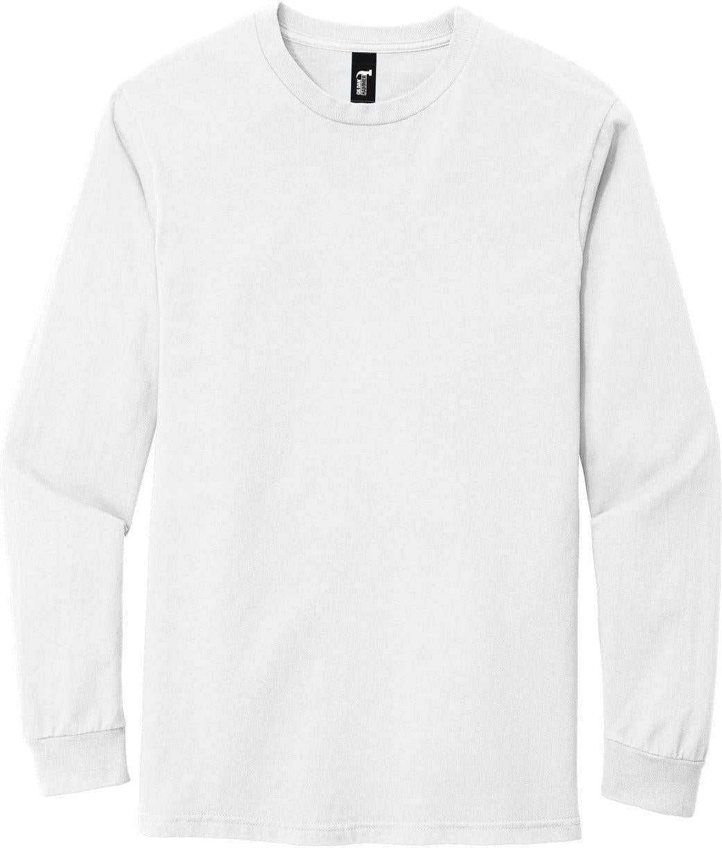 No-Logo CLOSEOUT - Gildan Hammer Long Sleeve T-Shirt-Regular-Gildan-White-S-Thread Logic