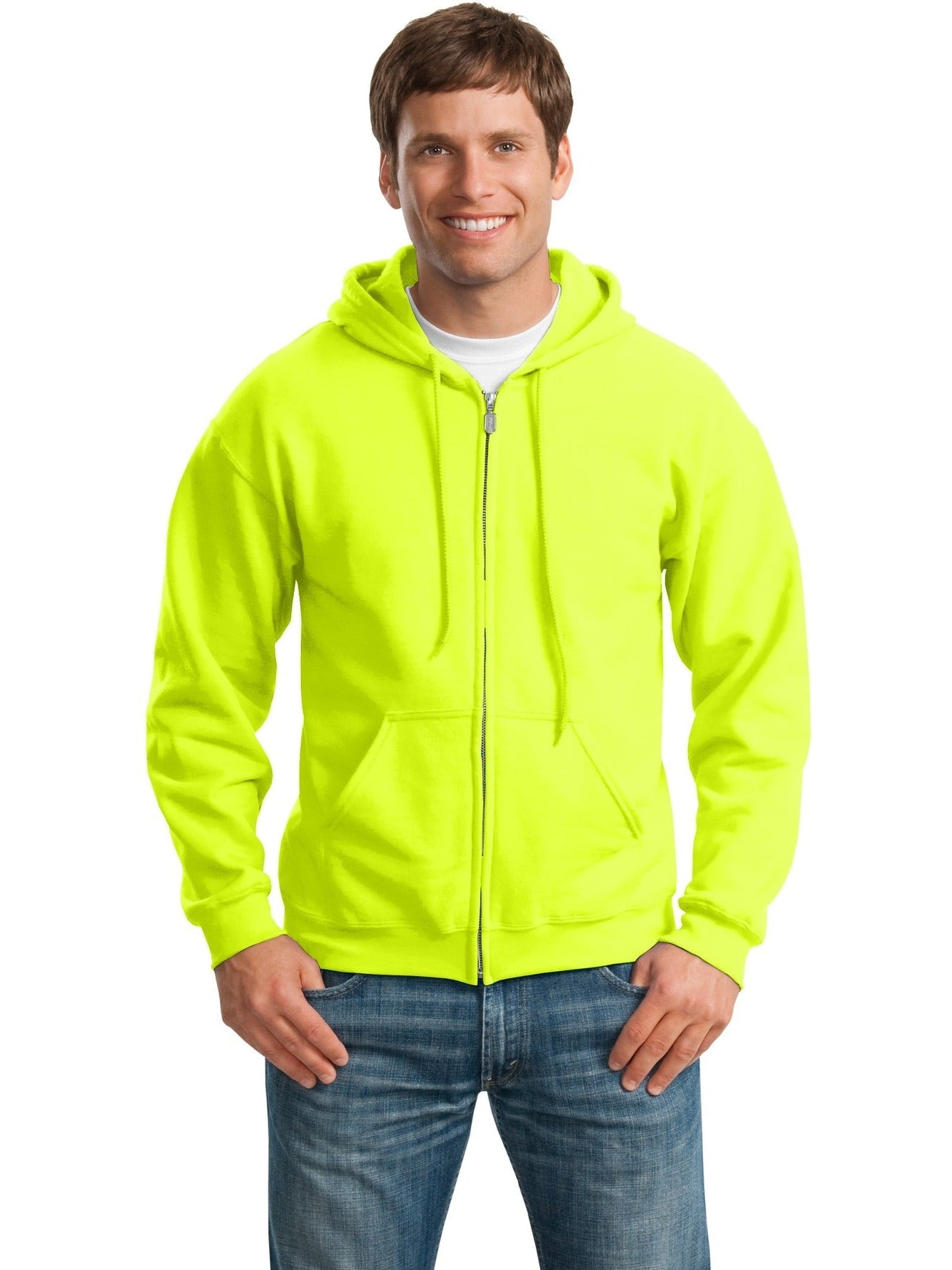 no-logo Gildan Heavy Blend Full-Zip Hooded Sweatshirt-Regular-Gildan-Thread Logic