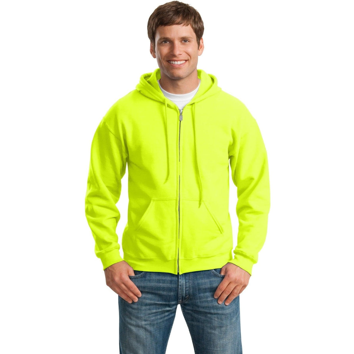 no-logo Gildan Heavy Blend Full-Zip Hooded Sweatshirt-Regular-Gildan-Thread Logic