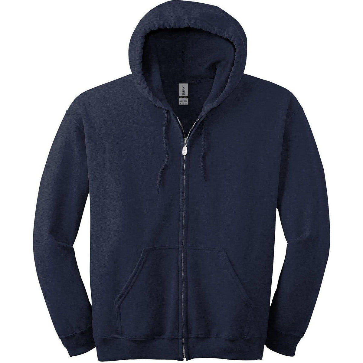 no-logo Gildan Heavy Blend Full-Zip Hooded Sweatshirt