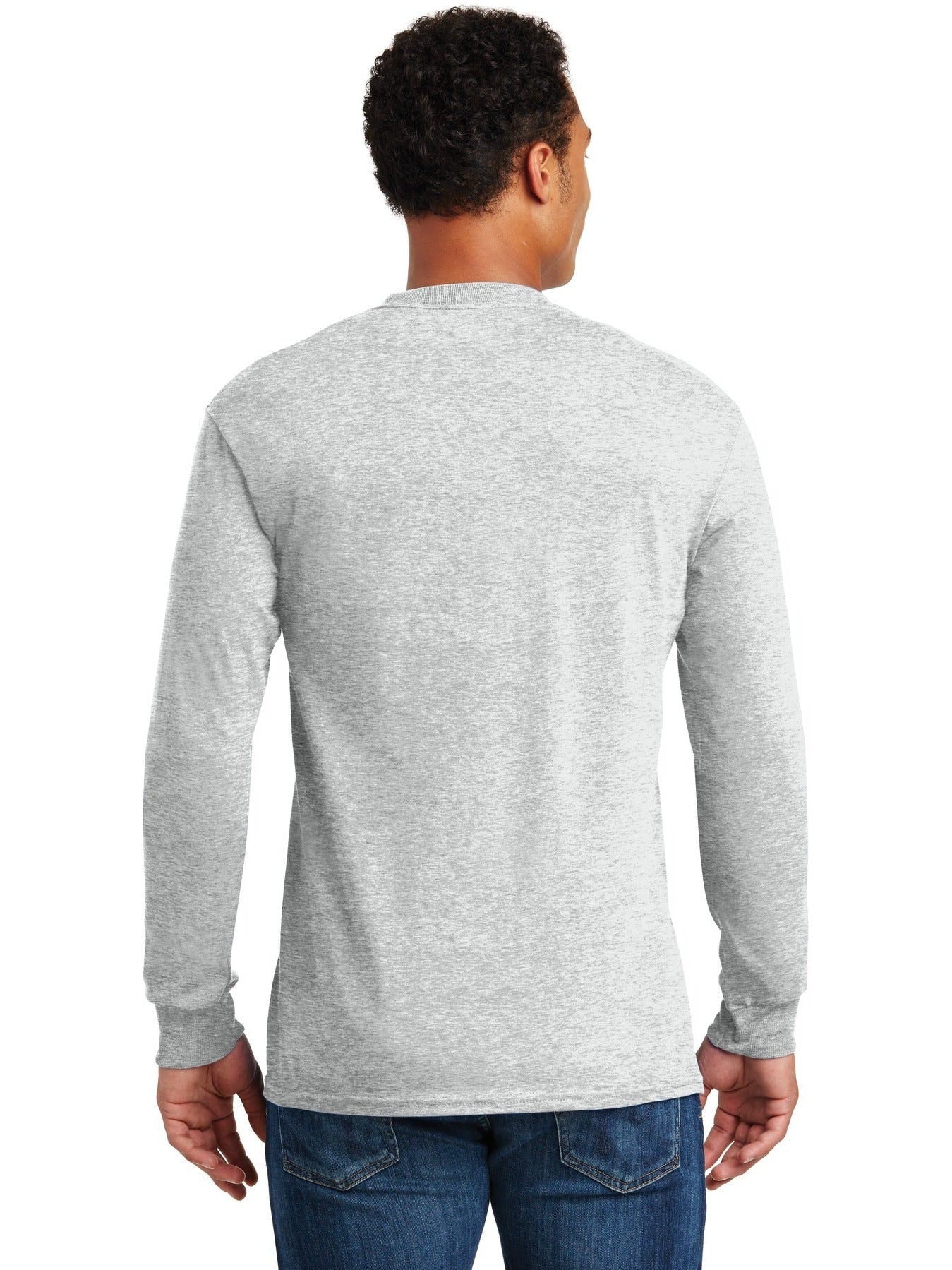 no-logo Gildan Heavy Cotton 100% Cotton Long Sleeve T-Shirt-Regular-Gildan-Thread Logic