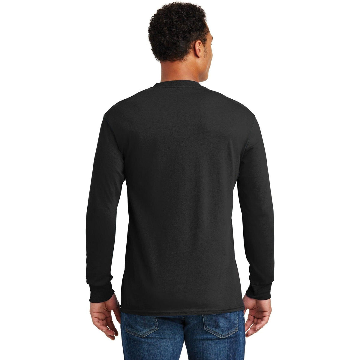no-logo Gildan Heavy Cotton 100% Cotton Long Sleeve T-Shirt-Regular-Gildan-Thread Logic
