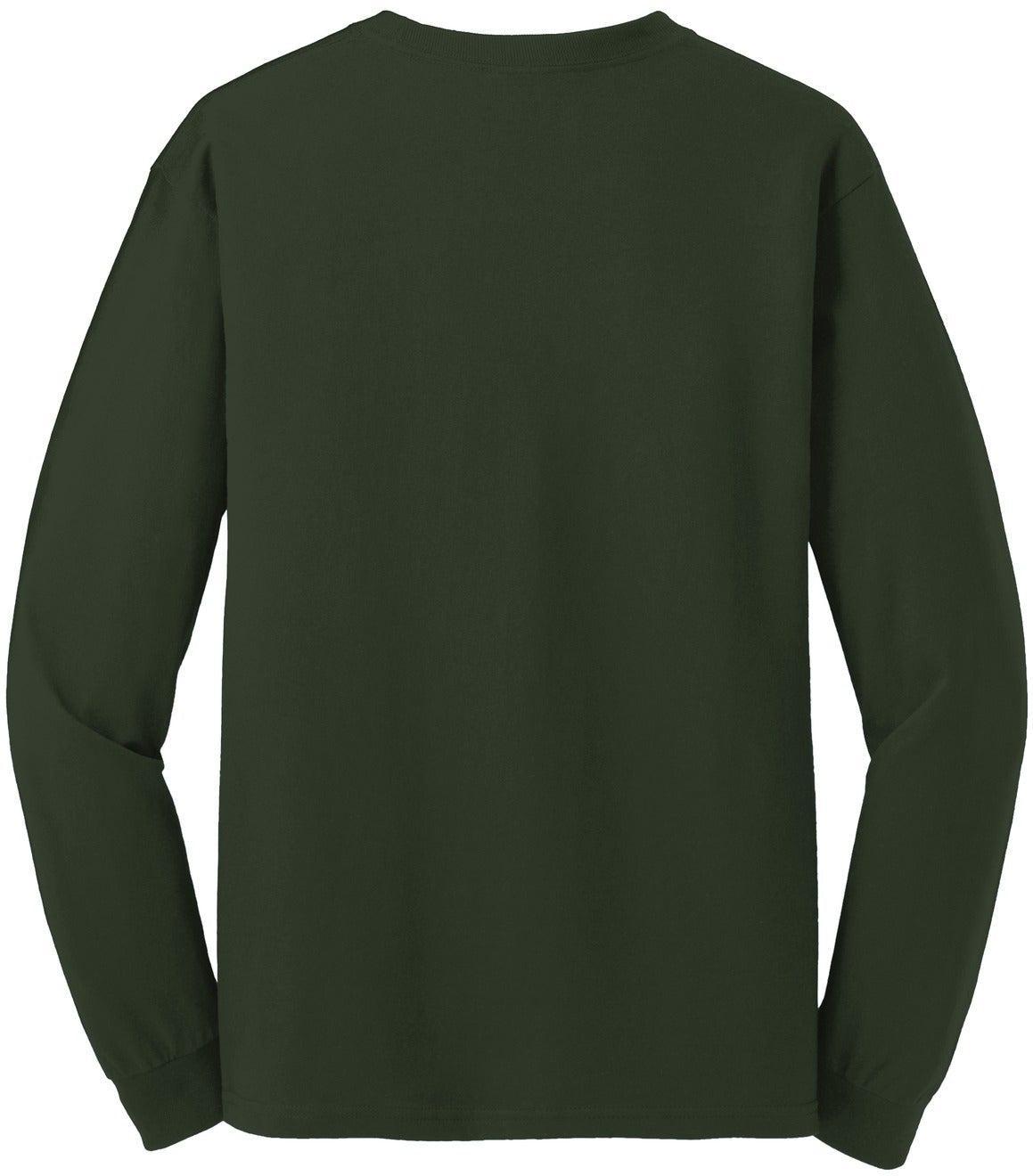 no-logo Gildan Heavy Cotton 100% Cotton Long Sleeve T-Shirt-Regular-Gildan-Thread Logic