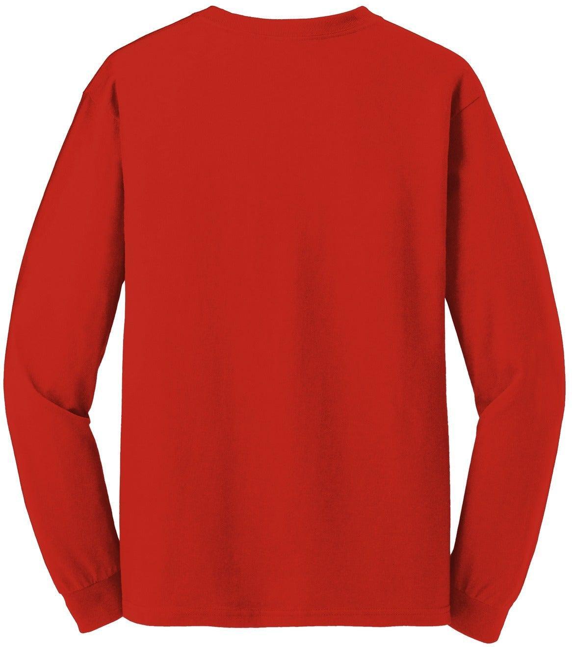 no-logo Gildan Heavy Cotton 100% Cotton Long Sleeve T-Shirt-Regular-Gildan-Thread Logic