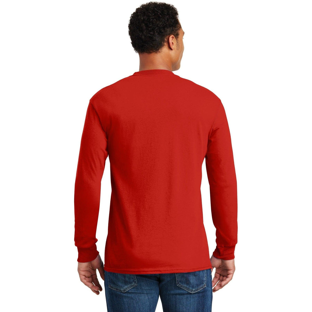 no-logo Gildan Heavy Cotton 100% Cotton Long Sleeve T-Shirt-Regular-Gildan-Thread Logic