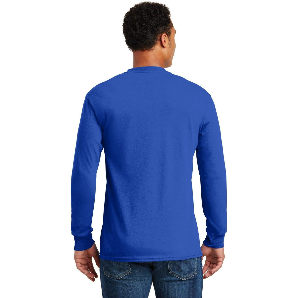 no-logo Gildan Heavy Cotton 100% Cotton Long Sleeve T-Shirt-Regular-Gildan-Thread Logic