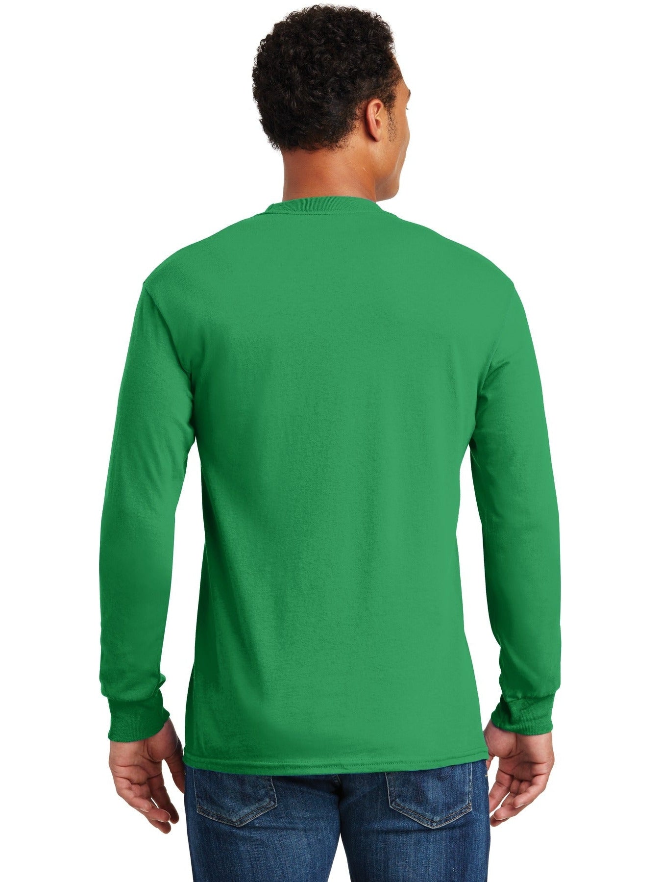 no-logo Gildan Heavy Cotton 100% Cotton Long Sleeve T-Shirt-Regular-Gildan-Thread Logic