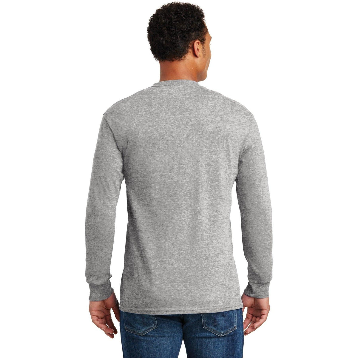 no-logo Gildan Heavy Cotton 100% Cotton Long Sleeve T-Shirt-Regular-Gildan-Thread Logic