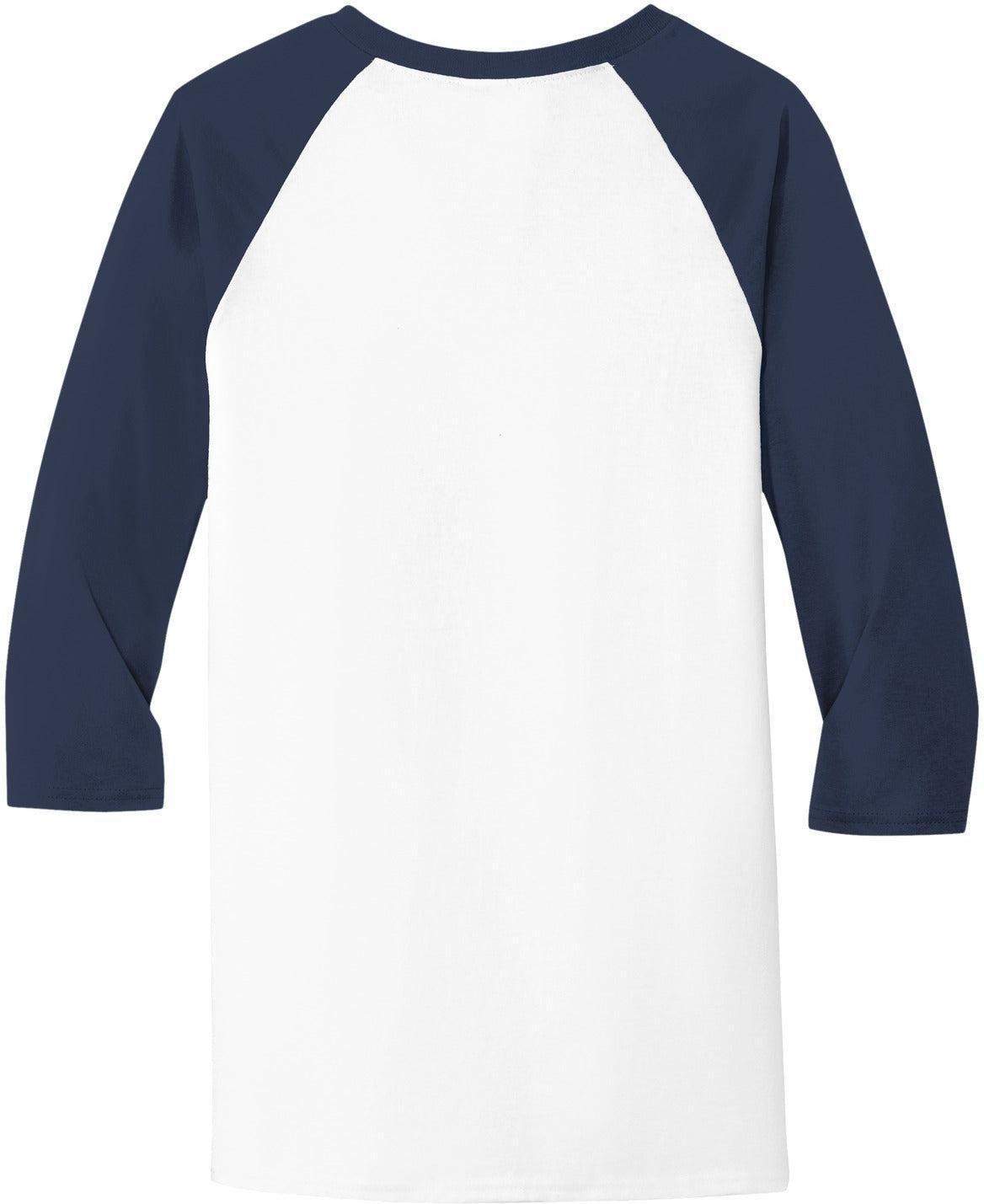 no-logo Gildan Heavy Cotton 3/4-Sleeve Raglan T-Shirt-Regular-Gildan-Thread Logic