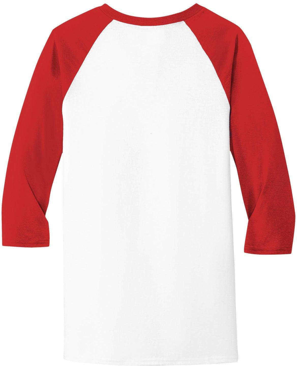 no-logo Gildan Heavy Cotton 3/4-Sleeve Raglan T-Shirt-Regular-Gildan-Thread Logic