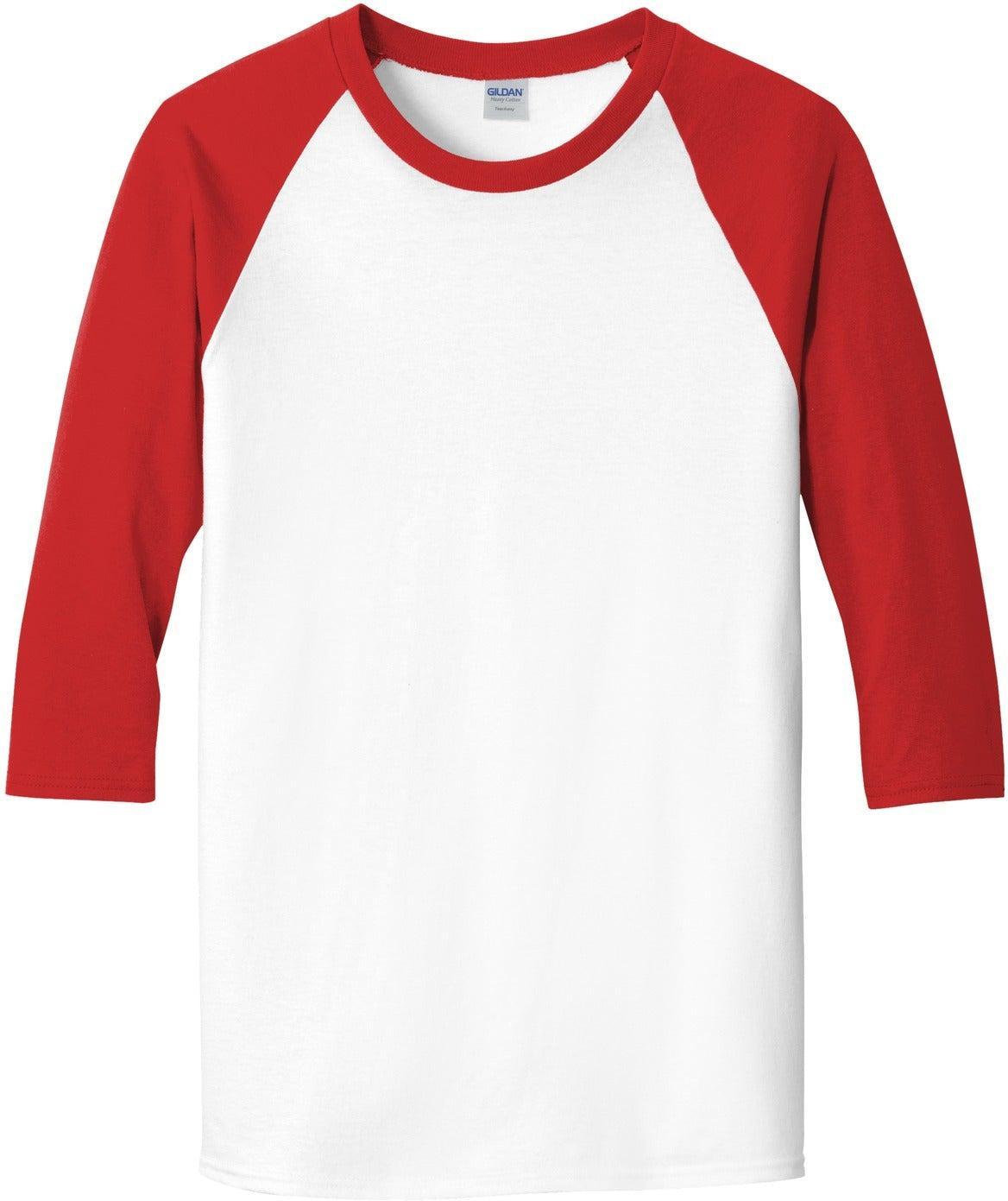 Gildan Heavy Cotton 3/4-Sleeve Raglan T-Shirt
