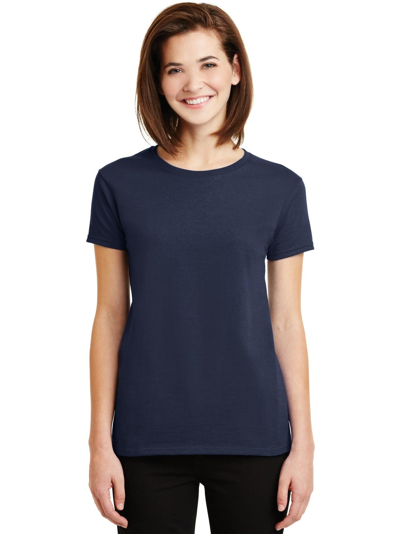 no-logo Gildan Ladies 100% Cotton T-Shirt-Regular-Gildan-Thread Logic