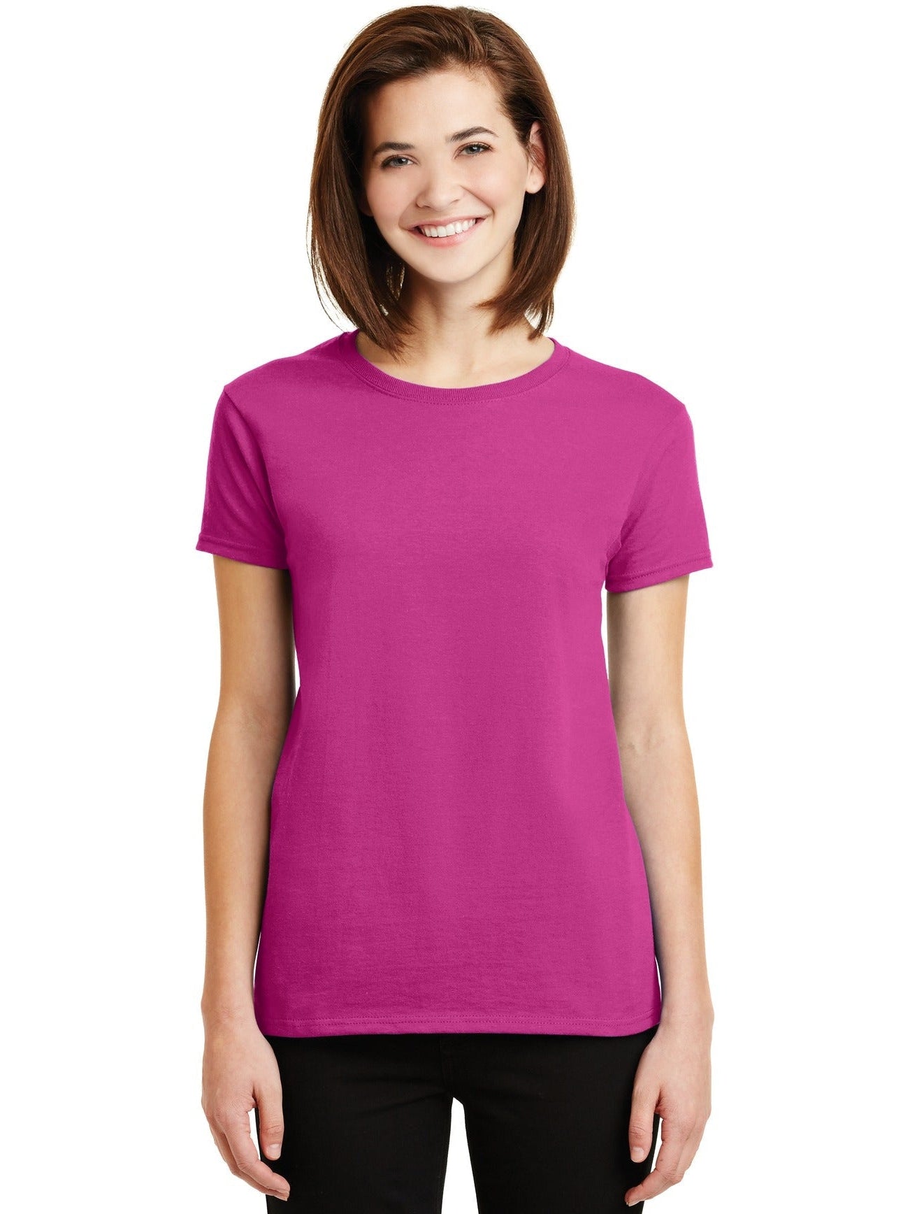 no-logo Gildan Ladies 100% Cotton T-Shirt-Regular-Gildan-Thread Logic