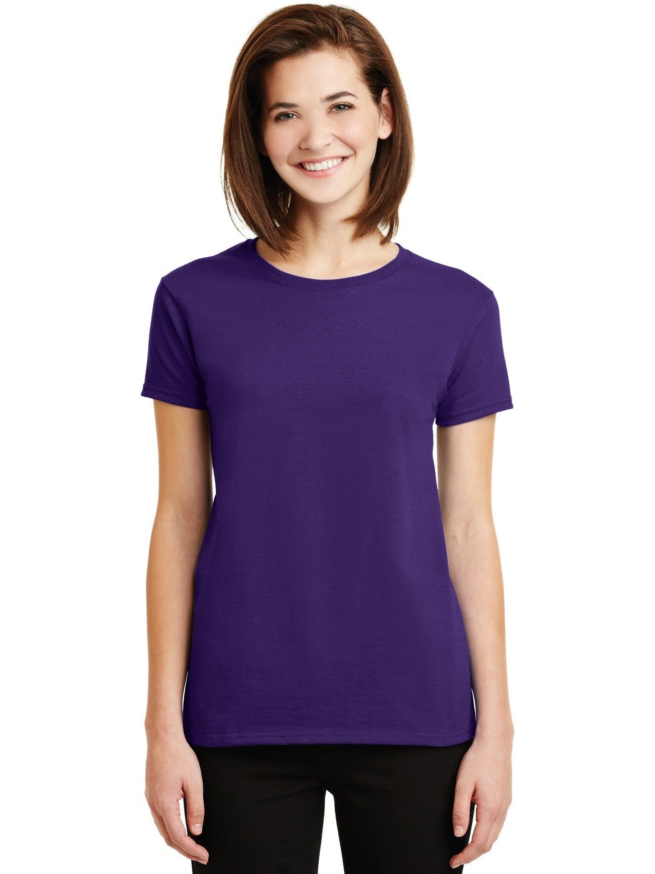 no-logo Gildan Ladies 100% Cotton T-Shirt-Regular-Gildan-Thread Logic