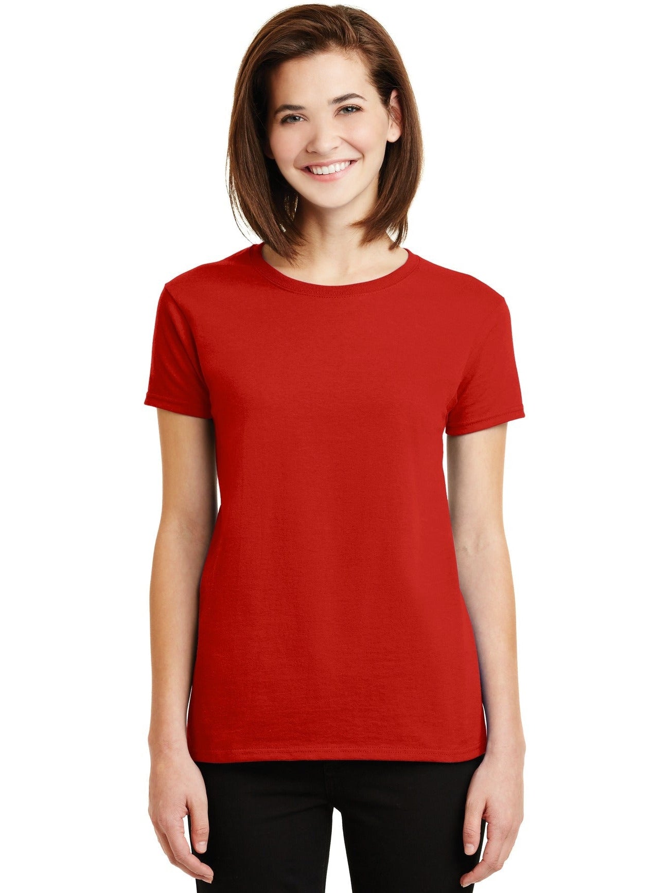 no-logo Gildan Ladies 100% Cotton T-Shirt-Regular-Gildan-Thread Logic