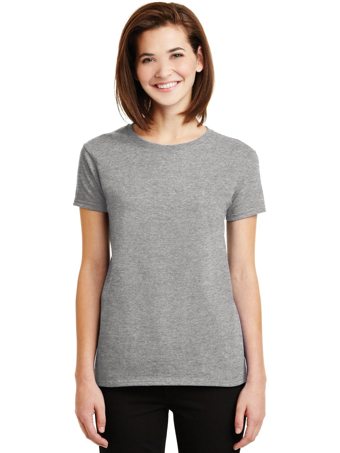 no-logo Gildan Ladies 100% Cotton T-Shirt-Regular-Gildan-Thread Logic