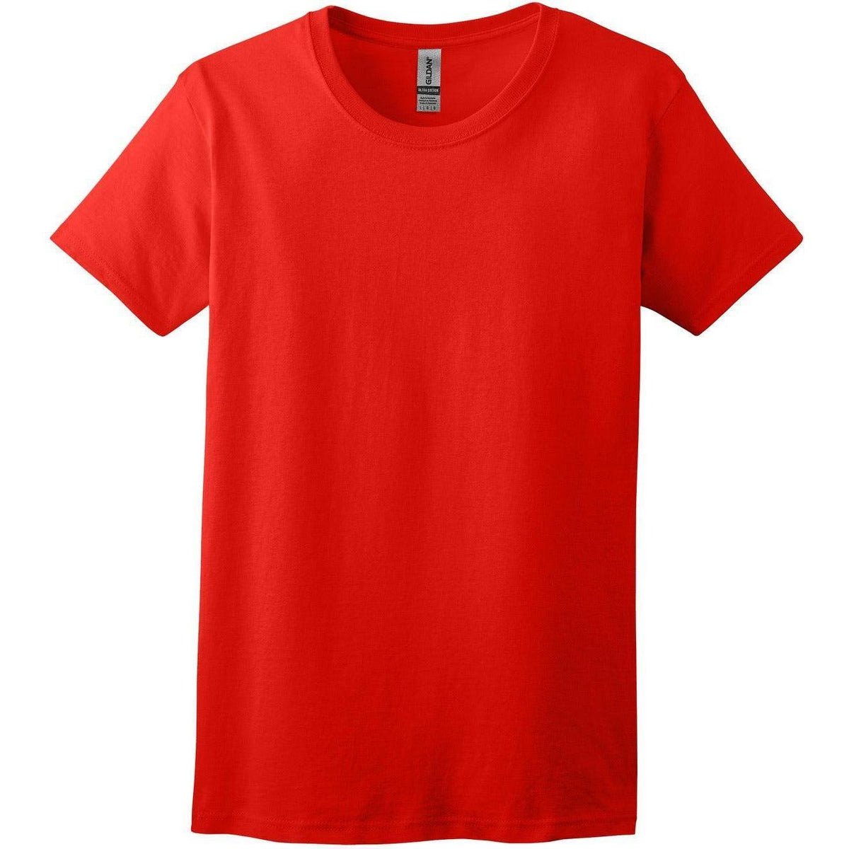 no-logo Gildan Women's 100% Cotton T-Shirt-Polos-Gildan-Red-S-Thread Logic