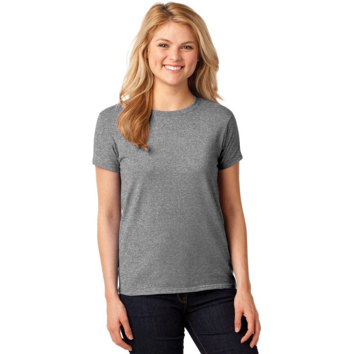 no-logo Gildan Ladies Heavy Cotton 100% Cotton T-Shirt-Regular-Gildan-Thread Logic