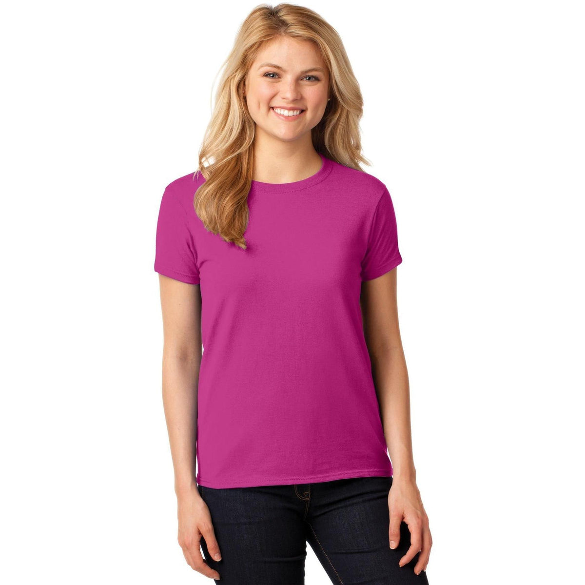 no-logo Gildan Ladies Heavy Cotton 100% Cotton T-Shirt-Regular-Gildan-Thread Logic