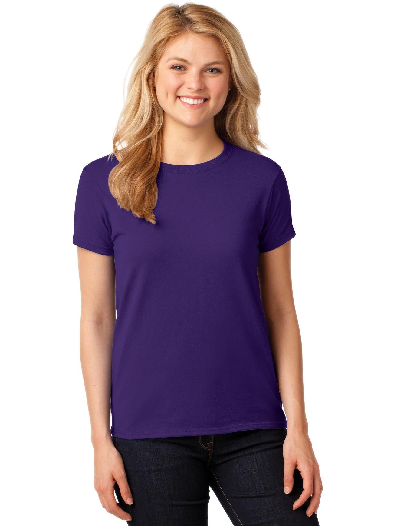 no-logo Gildan Ladies Heavy Cotton 100% Cotton T-Shirt-Regular-Gildan-Thread Logic