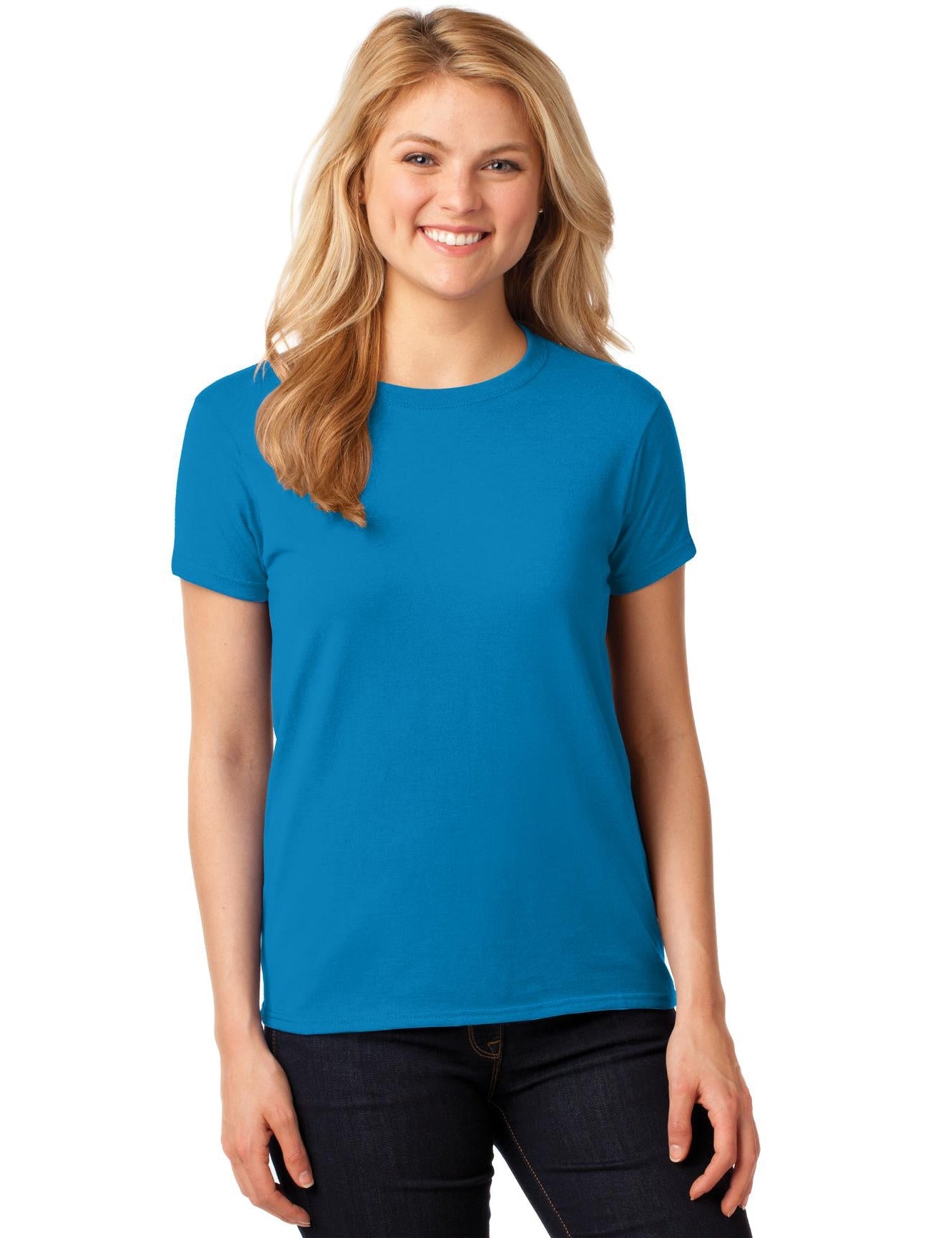 no-logo Gildan Ladies Heavy Cotton 100% Cotton T-Shirt-Regular-Gildan-Thread Logic