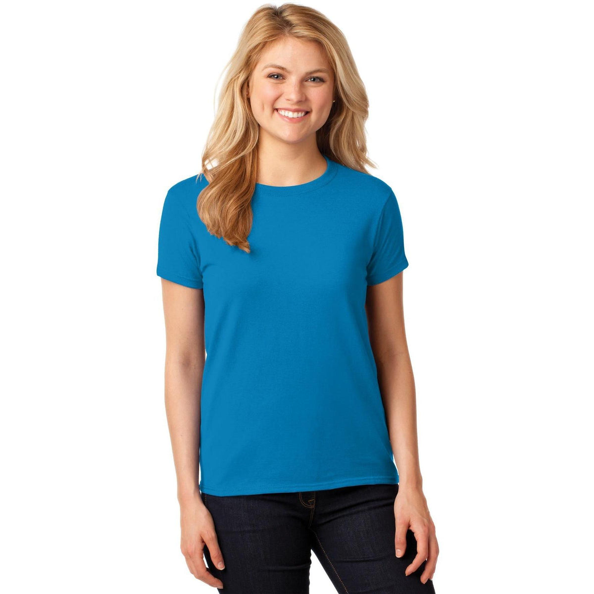 no-logo Gildan Ladies Heavy Cotton 100% Cotton T-Shirt-Regular-Gildan-Thread Logic