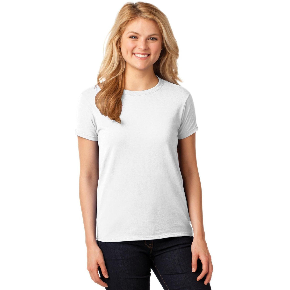 no-logo Gildan Ladies Heavy Cotton 100% Cotton T-Shirt-Regular-Gildan-Thread Logic