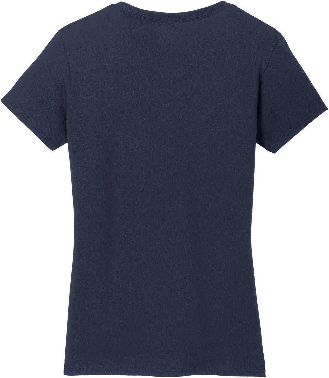 no-logo Gildan Ladies Heavy Cotton 100% Cotton V-Neck T-Shirt-Regular-Gildan-Thread Logic