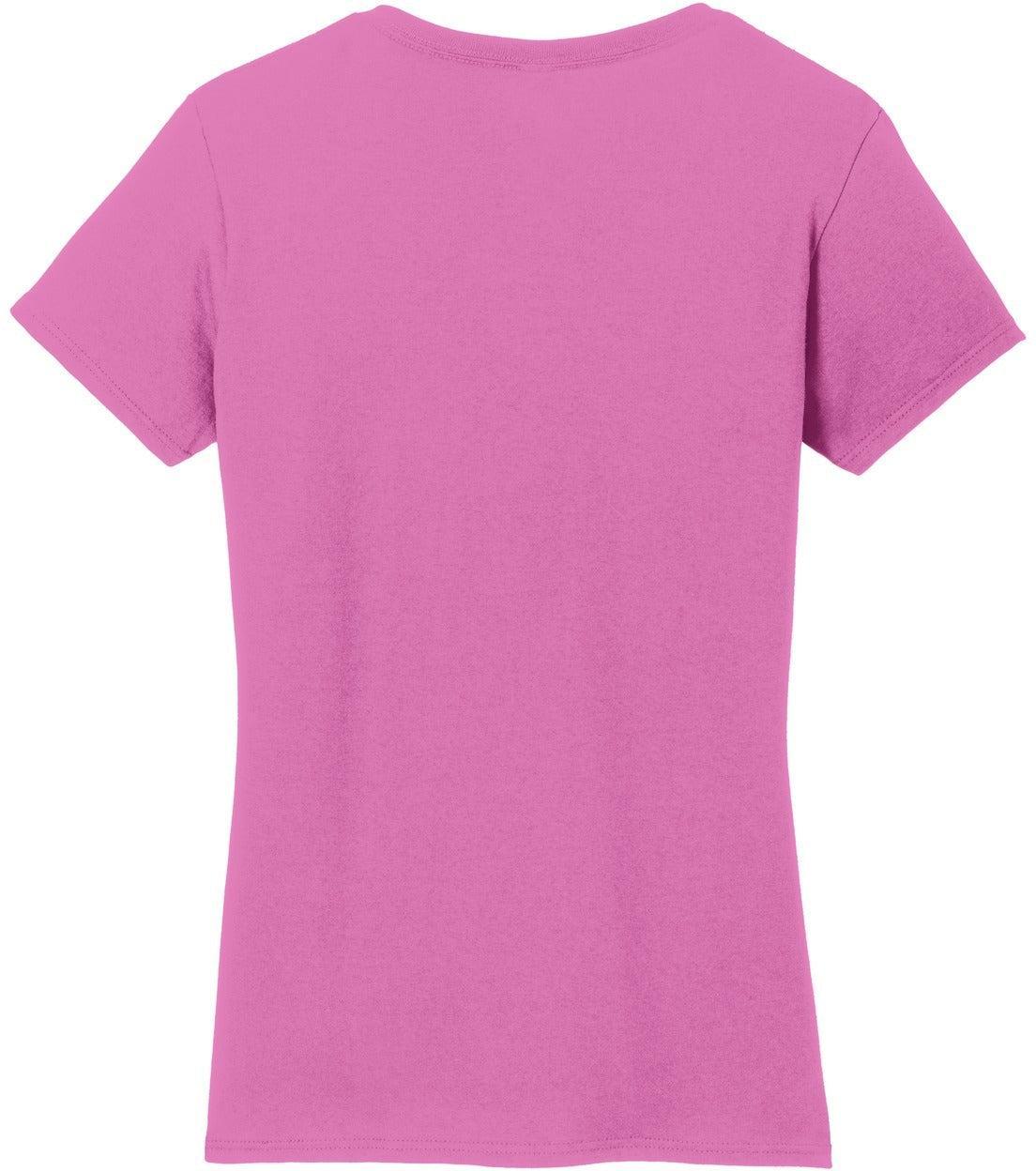 no-logo Gildan Ladies Heavy Cotton 100% Cotton V-Neck T-Shirt-Regular-Gildan-Thread Logic