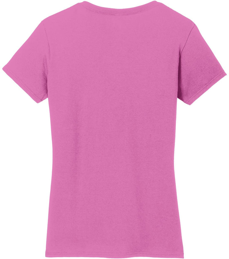 no-logo Gildan Ladies Heavy Cotton 100% Cotton V-Neck T-Shirt-Regular-Gildan-Thread Logic