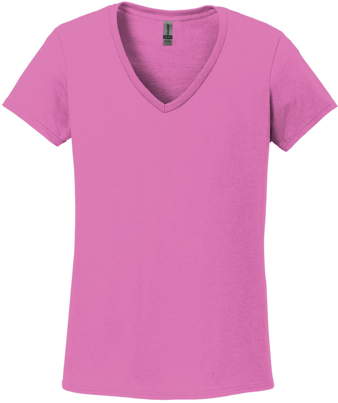 Gildan Ladies Heavy Cotton 100% Cotton V-Neck T-Shirt